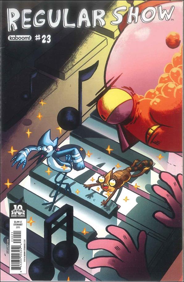 Regular Show issue 23-B Andrew Stewart Cover