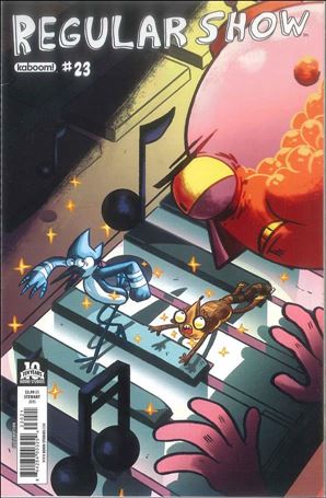 Regular Show issue 23-B Andrew Stewart Cover