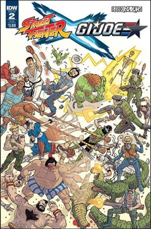 Street Fighter x G.I. Joe issue 2-B Nick Pitarra Subscription Cover