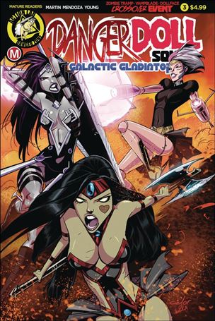 Danger Doll Squad: Galactic Gladiators issue 3 Celor Standard Cover