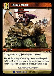 World of Warcraft: Heroes of Azeroth (Base Set) card 359 Tooga's Quest