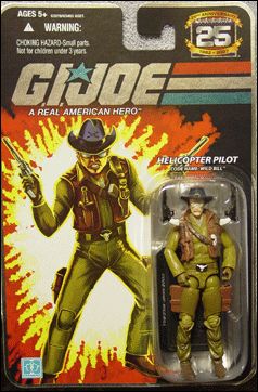 G.I. Joe 25th Anniversary Basic 3 3/4" Action Figures figure 5 Wild Bill (Helicopter Pilot)