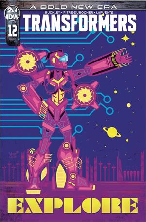 Transformers (2019) issue 12-C Jeffrey Veregge 1:10 Cover