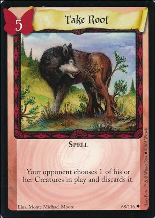 Harry Potter (Base Set) card 68 Take Root