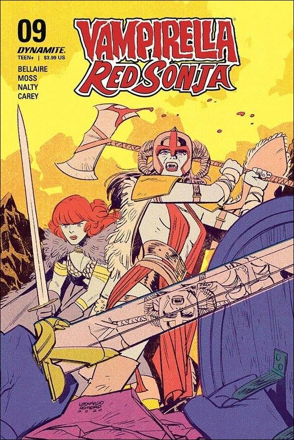 Vampirella / Red Sonja issue 10-C Leonardo Romero Cover
