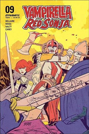 Vampirella / Red Sonja issue 10-C Leonardo Romero Cover