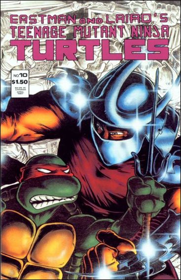 Teenage Mutant Ninja Turtles (1984) issue 10 Wraparound Cover