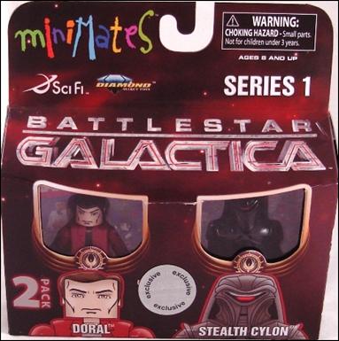 Battlestar Galactica Minimates (Toys R Us Series) figure 4 Doral and Stealth Cylon