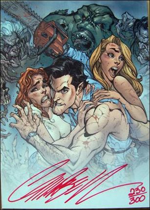 Army of Darkness (Autograph Subset) card 5-B J. Scott Campbell Red Ink 1/300