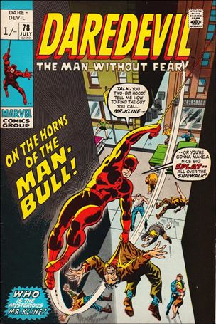 Daredevil (1964) issue 78-B UK Price Cover