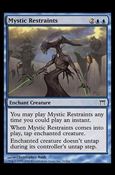 Magic the Gathering: Champions of Kamigawa (Base Set) card 76 Mystic Restraints
