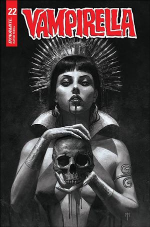 Vampirella (2019) issue 22-P Marco Mastrazzo 1:40 Black & White Cover