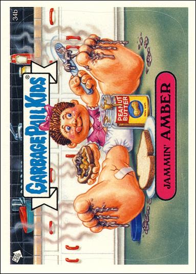 Garbage Pail Kids All-New Series 2 (Base Set)   card 34b Jammin' Amber
