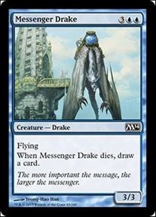 Magic the Gathering: 2014 Core Set (Base Set) card 63 Messenger Drake