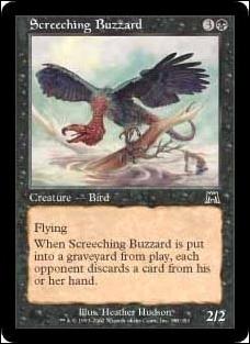 Magic the Gathering: Onslaught (Base Set) card 165 Screeching Buzzard
