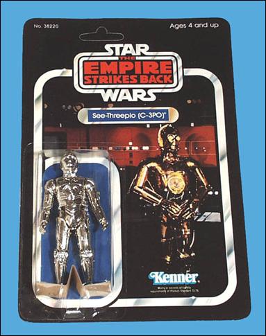 Star Wars 3 3/4" Basic Action Figures (Vintage) figure 8-B See-Threepio (C-3PO) (ESB)