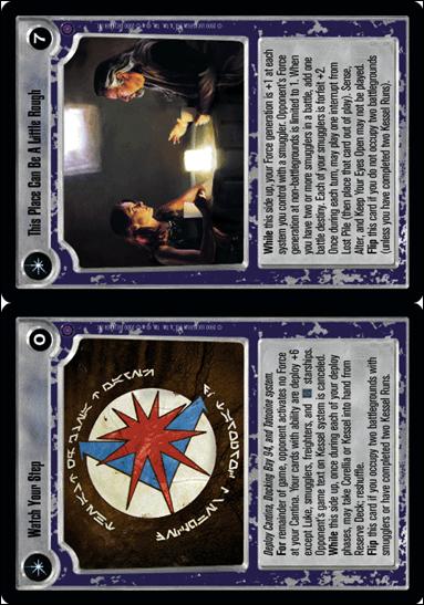 Star Wars: Reflections II: Expanding the Galaxy (Base Set) card 134 Watch Your Step / This Place Can Be A Little Rough
