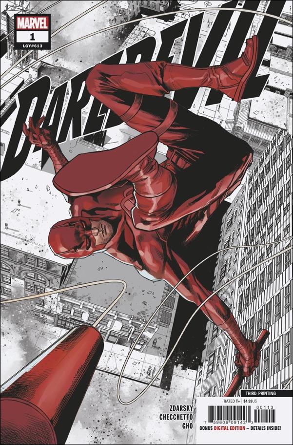 Daredevil (2019) issue 1-J Marco Checchetto Cover (3rd Printing)