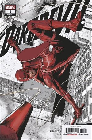 Daredevil (2019) issue 1-J Marco Checchetto Cover (3rd Printing)