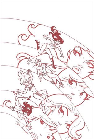 Red Sonja and Vampirella Meet Betty and Veronica issue 11-I Dan Parent 1:15 Red Line Art Virgin Cover