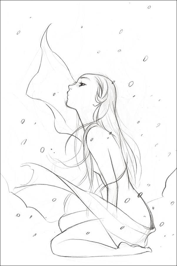 Cimmerian: The Frost-Giant's Daughter issue 1-H Peach Momoko 1:20 Black & White Virgin Cover