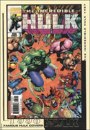 Hulk Film and Comic Cards (Famous Hulk Covers Subset) card FC44 The Incredible Hulk Cover #467 - 1998