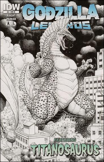 Godzilla Legends issue 3-C Arthur "Art" Adams 1:10 Cover