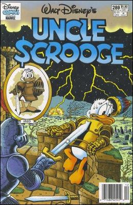 Walt Disney's Uncle Scrooge issue 289-B Marvel Cover