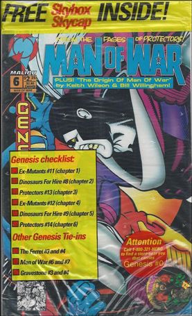 Man of War (1993) issue 6 Polybagged with Skycap