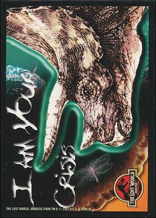 Lost World: Jurassic Park (Stickers Subset) card 5 Triceratops