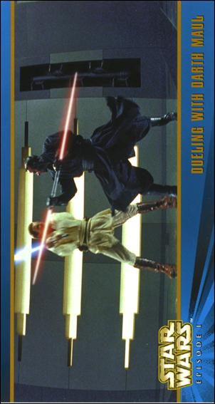 Star Wars: Episode I Widevision: Series 2 (Promo) card OS-1 Dueling with Darth Maul