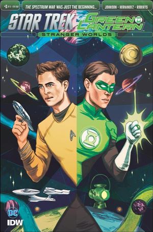 Star Trek/Green Lantern (2016) issue 3-B Sandra Lanz Subscription Cover