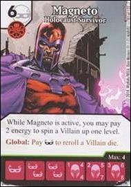 Marvel Dice Masters Avengers vs. X-Men  card 81 Magneto: Holocaust Survivor