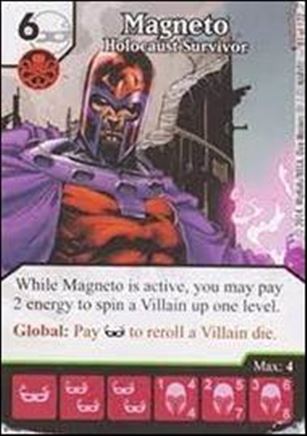 Marvel Dice Masters Avengers vs. X-Men  card 81 Magneto: Holocaust Survivor