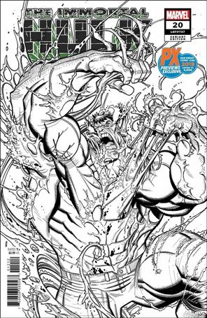Immortal Hulk issue 20-D Bradshaw SDCC/Previews Carnage-ized Cover 1/4000