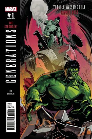 Generations: Banner Hulk & the Totally Awesome Hulk issue 1-D Matteo Buffagni 1:25 Cover