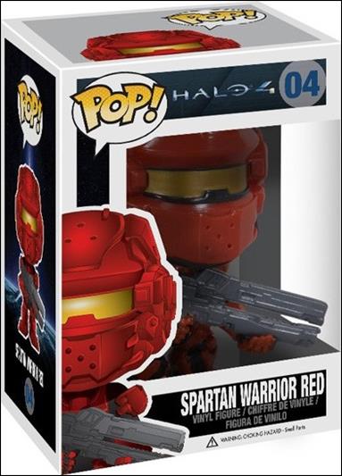 POP! Halo figure 04 Spartan Warrior Red