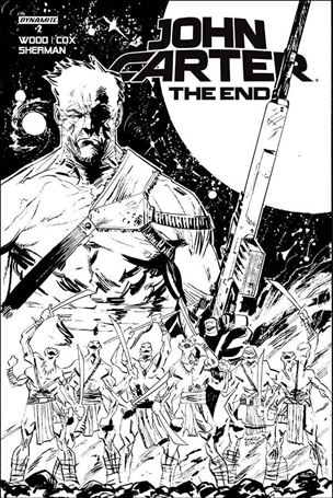 John Carter: The End issue 2-C B&W Garry Brown Cover
