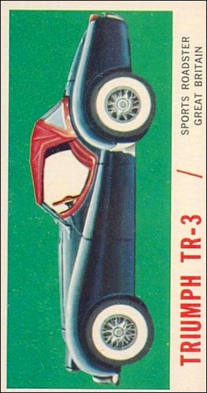 Sports Cars (1961) (Base Set) card 41 Triumph TR-3