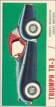 Sports Cars (1961) (Base Set) card 41 Triumph TR-3