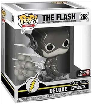 POP! Heroes figure 268-B The Flash (B&W) Jim Lee Collection GameStop