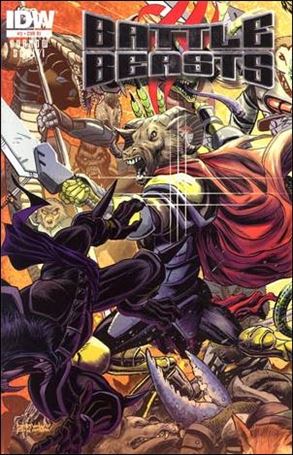 Battle Beasts (2012) issue 2-B Jeff Zornow 1:10 Cover