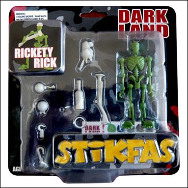 Stikfas Preassembled Blister Regular Pack figure 12 Dark Land Rickety Rick