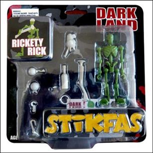 Stikfas Preassembled Blister Regular Pack figure 12 Dark Land Rickety Rick