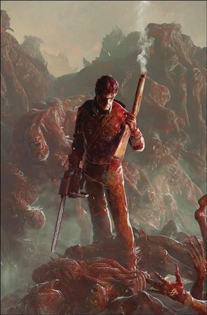 Army of Darkness Forever issue 12-H Björn Barends Virgin 1:20 Cardstock Cover