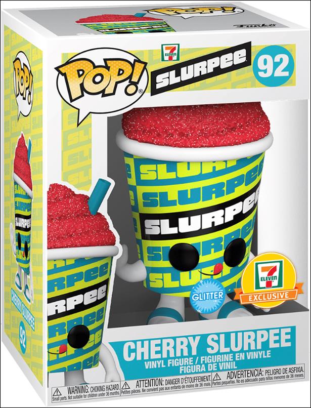 POP! Funko - Foodies figure 92 Cherry Slurpee (Glitter) 7-Eleven Exclusive