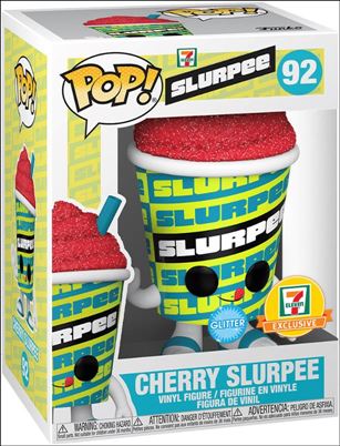 POP! Funko - Foodies figure 92 Cherry Slurpee (Glitter) 7-Eleven Exclusive