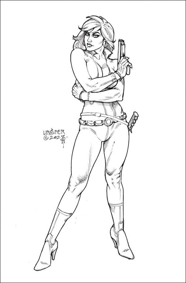 Jennifer Blood: Battle Diary issue 2-G Joseph Michael Linsner 1:15 Virgin Line Art Cover
