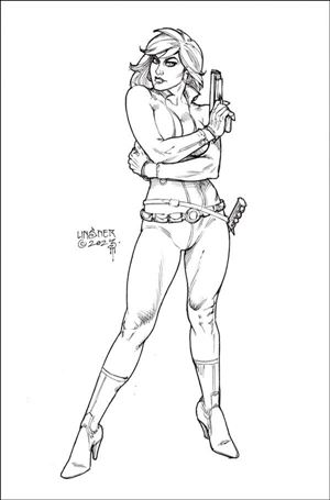 Jennifer Blood: Battle Diary issue 2-G Joseph Michael Linsner 1:15 Virgin Line Art Cover