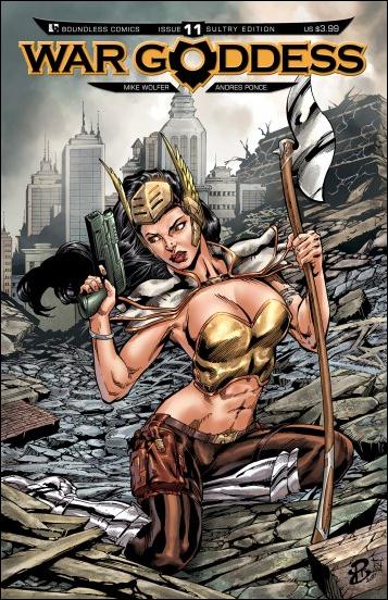 War Goddess issue 11-C Sultry Cover